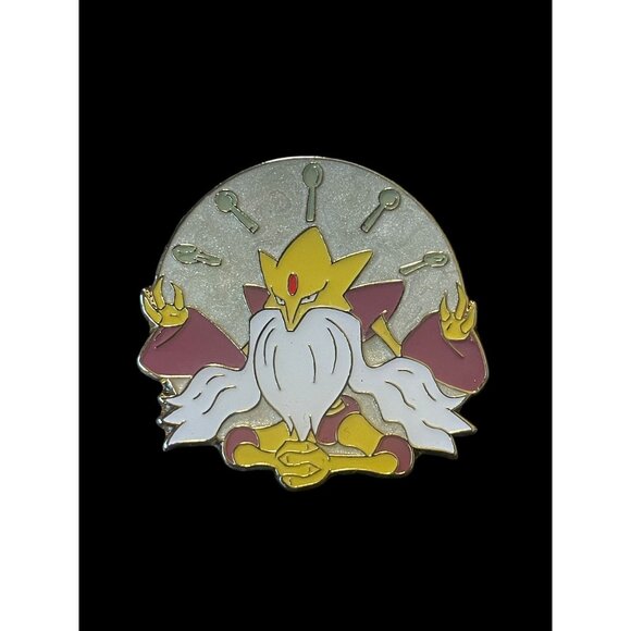 2016 Alakazam Pokemon Pocket Monster Official Enamel Collectible Pin - Picture 2 of 4
